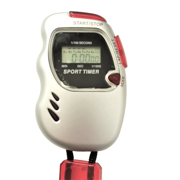 2 Digital Stopwatches w/ Timer & Alarm Sports GIFT Fitness Exercise Race Track - Picture 4 of 5